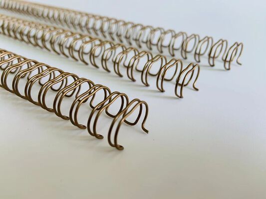 Nylon Coated Steel 6.4-44mm Double Loop Binding For Notebooks And Calendars