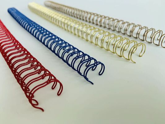 Diaries Usage 6.4-44mm Double Loop Binding Supplies Gold / Colored