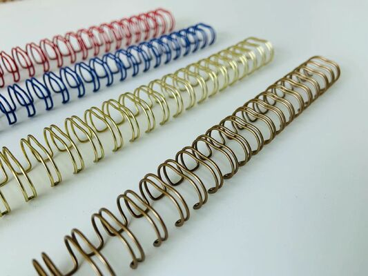 Gold Or Customized Color Wire O Binding Supplies For Desk Calendar Diaries