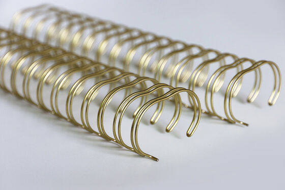Brochures And Documents Gold Bronze Wire O Binding 44MM 2:1 Pitch