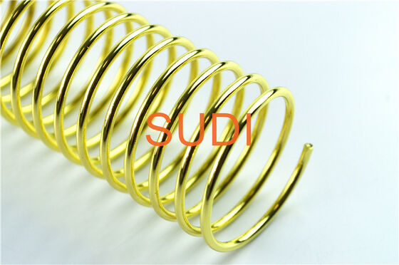 2" 50.8 Mm 4:1 Pitch Electroplated Spiral Bound Coil For Notebooks And Calendars