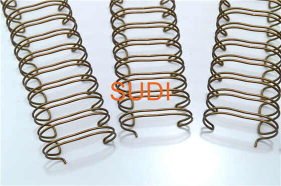 Coated Spiral Coil, Pitch 2:1 1-5/8" 	Twin Loop Binding Wire, For Notebook