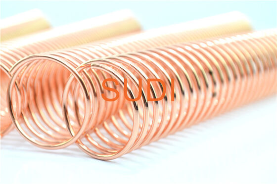 Metallic Rose Gold1- 1/4"  Metal Binding Spines For Notebook