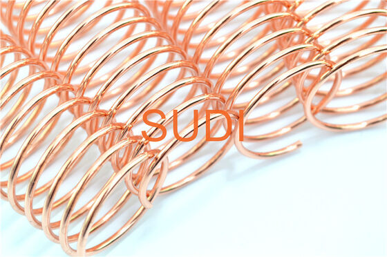 32mm 4:1 12 Inch Electroplated High-End Single Helix Coil Suitable For Book Binding
