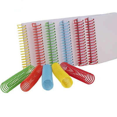 PVC / PET 50mm Spiral Plastic Coil Used For All Kinds Of Book Binding