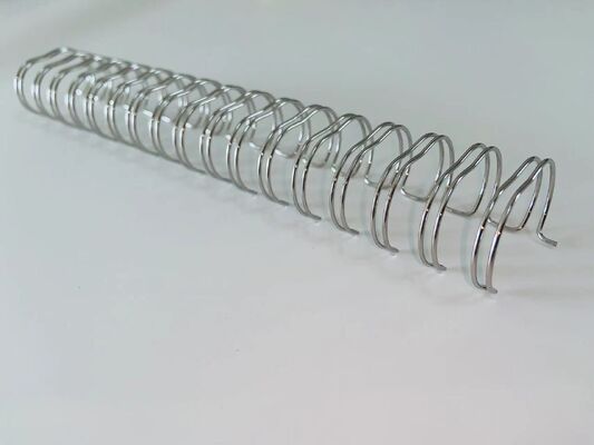 7/8 Inch Plated Coil Spiral Book Binding Steel Wire 20.6mm Thickness