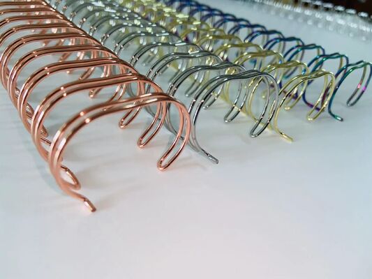 High Grade Single Loop Wire Electroplated , 50mm Coated Binding Wire