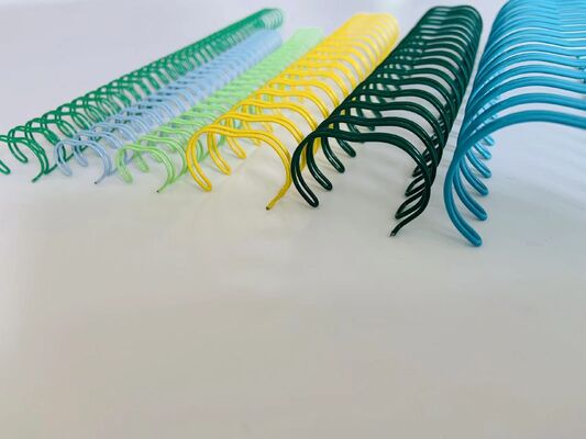 Nylon Coated Steel 6.4-44mm Double Loop Binding For Notebooks And Calendars