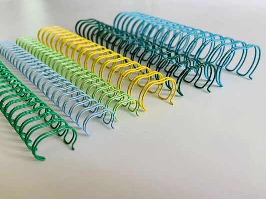 Diaries Usage 6.4-44mm Double Loop Binding Supplies Gold / Colored