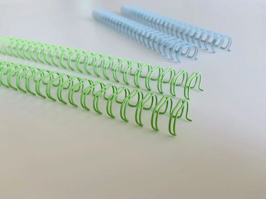 Nylon Coated 3:1 2:1 Double Loop Wire Metal Spiral O Book Use