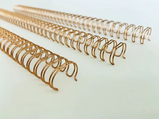 Gold Or Customized Color Wire O Binding Supplies For Desk Calendar Diaries