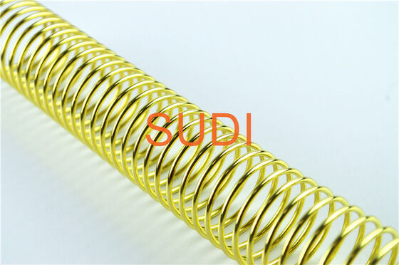 Plated Gold 32mm Dimension Pitch 8mm Twin Loop Binding Wire