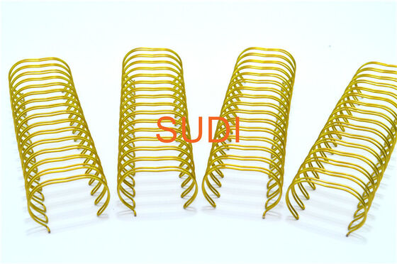 Spacing 2:1 1-3/4 Inch Gold Wire O Binding, Suitable For Notebook Calendar