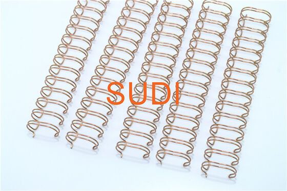 Bronzing 320 Sheets Of 38 Mm Rose Wire O Bindings For Notebook Calendar