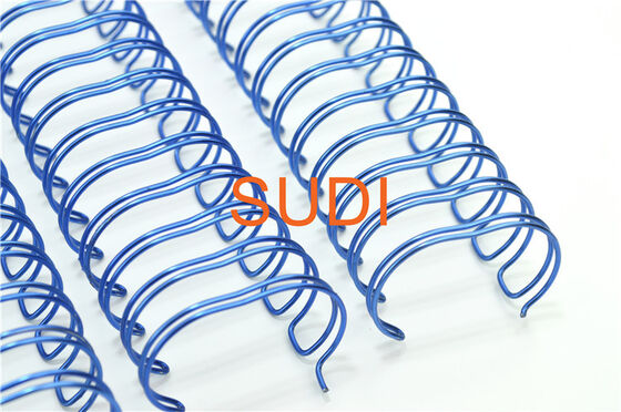2:1 Pitch Inner Diameter 16MM-44MM Blue Spiral Coil Binding Supplies