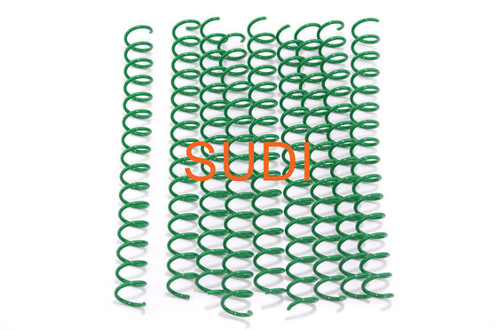 Plastic spiral binding coils in various colors, suitable for all kinds of books