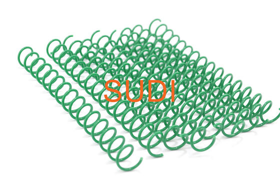 Grass Green 20mm Binding Plastic Coil , 3/4 Inch PET Plastic Spiral Binding Coil