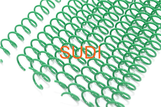 Plastic spiral binding coils in various colors, suitable for all kinds of books