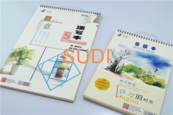 Spot Color Offset Printing A6 Spiral Binding Drawing Book