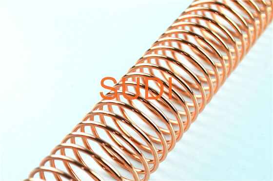 Metallic Rose Gold1- 1/4"  Metal Binding Spines For Notebook