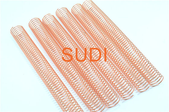 Rose Gold P5:1 3/8"  Metal Spiral Binding Coils