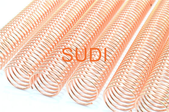 Rose Gold P5:1 3/8"  Metal Spiral Binding Coils