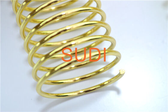 Electroplated First Class Diameter 0.70mm Metal Spiral Binding Coils