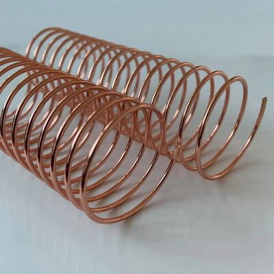 4:1 Pitch 2.0mm Wire Diameter Nylon Coated Spiral Binding Coils