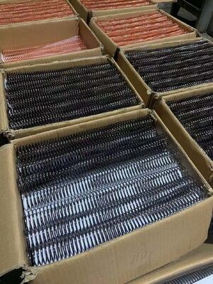 Wire Dia2.0mm Electroplating Black Spiral Binding Coils
