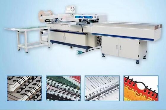 Bundled Spiral Coil Binding Machine Calendar Notebook Binding Machine Punching And Binding Machine