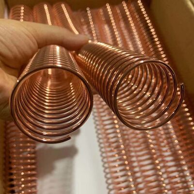 32MM Rose Gold Electroplated Metal Spiral Wire O, Suitable For High-End Notebooks