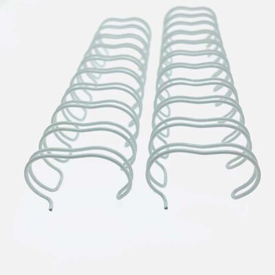 Black White A4 Length 2:1 Pitch Binding Spiral Coil For Album