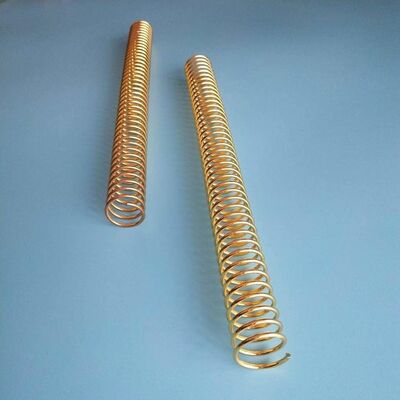 Dia 6mm Electroplating Metal Spiral Binding Coils