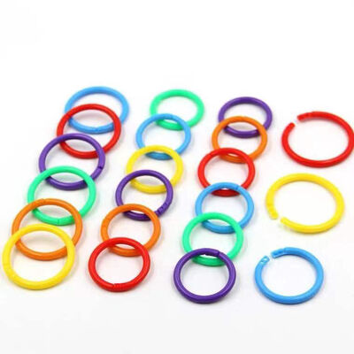 PE Plastic Snap Lock Binding Rings 15 20 27 28 32 35 40mm