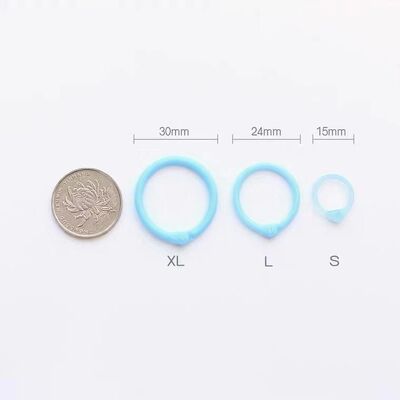 Colorful Plastic Binding Buckle 8 14 18 22 25 30 40mm For Notebook