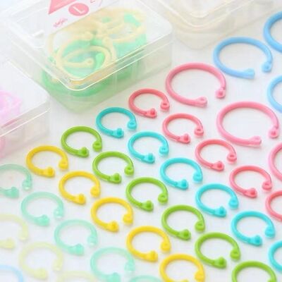 Colorful Plastic Binding Buckle 8 14 18 22 25 30 40mm For Notebook
