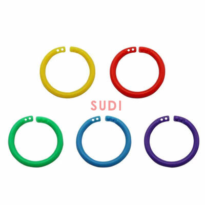 30mm Double Buckle Plastic Loose Leaf Binder Rings Environmental Protection