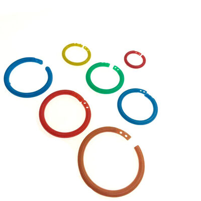 SGS ID 28mm Double Buckle Plastic Snap Lock Binding Rings