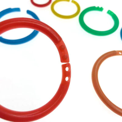 SGS ID 28mm Double Buckle Plastic Snap Lock Binding Rings