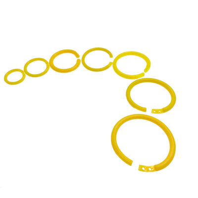 Movable 15 - 50MM Plastic Loose Leaf Rings For Binding Books