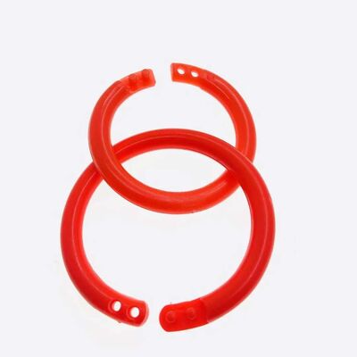 CPST 8mm 14mm Plastic Double Buckle Ring for Book binding