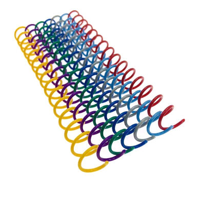 OEM PVC PET Plastic Spiral Binding Coils For Notebooks