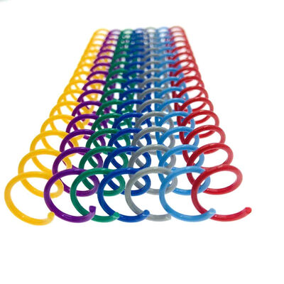 OEM PVC PET Plastic Spiral Binding Coils For Notebooks