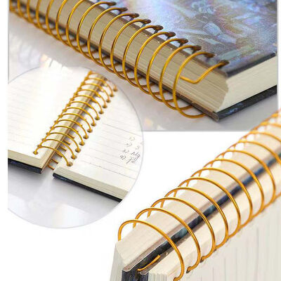 SGS ID 6.4-50mm Metal Spiral Binding For Desk Calendar Notebook
