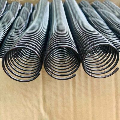 ROHS Electroplated 1-1/4 Inch Metal Spiral Binding Coils For High End Notebook
