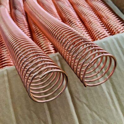4:1 Pitch 1-1/4" Plated Metal Book Binding Coil , Suitable For High-End Notebooks