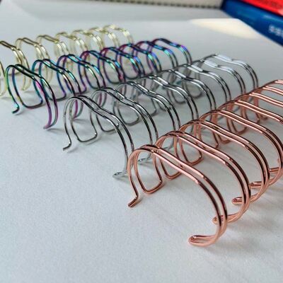 16 - 44mm ID Plating Spiral Coil Binding Supplies For Notebook