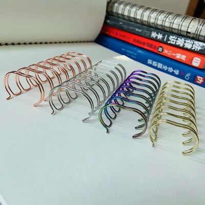 16 - 44mm ID Plating Spiral Coil Binding Supplies For Notebook
