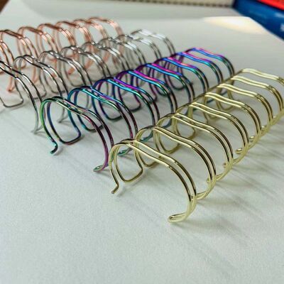 16 - 44mm ID Plating Spiral Coil Binding Supplies For Notebook