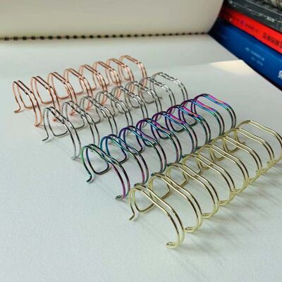 16 - 44mm ID Plating Spiral Coil Binding Supplies For Notebook